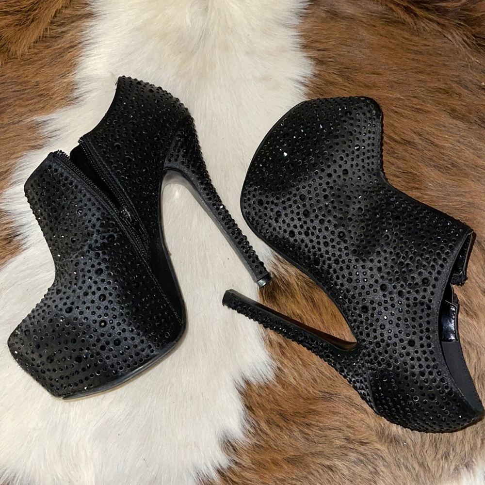 Rhinestone booties